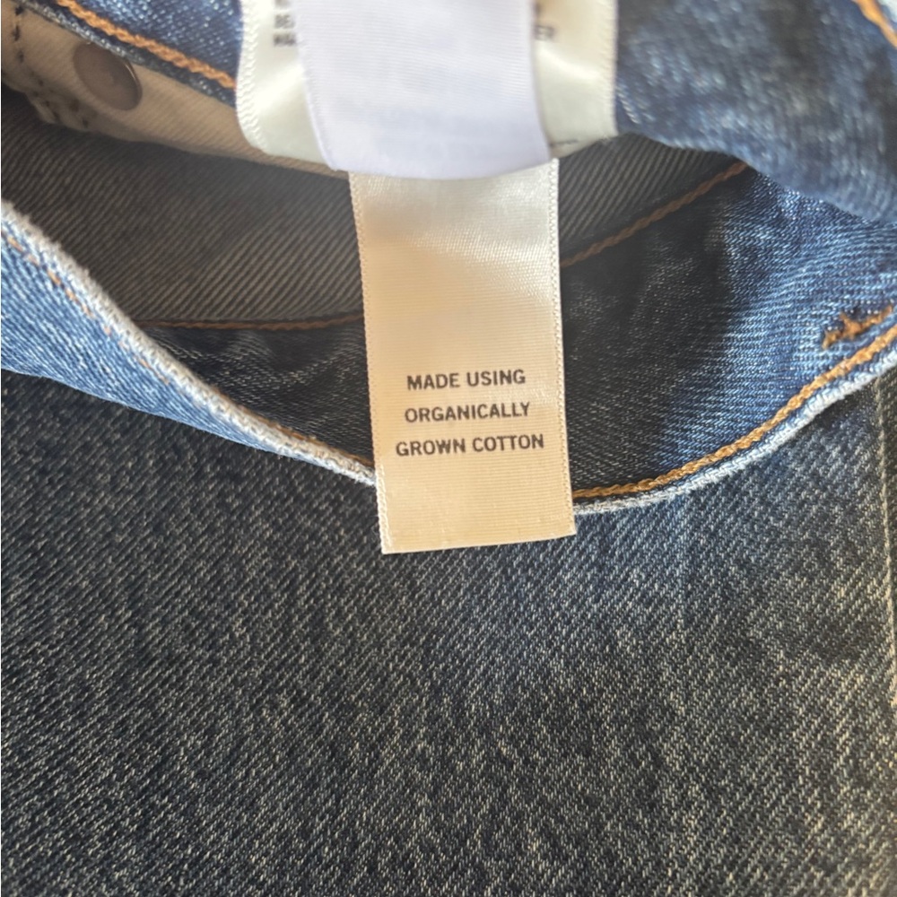 Agolde Women's Straight Leg Blue Jeans like new - Picture 11 of 11